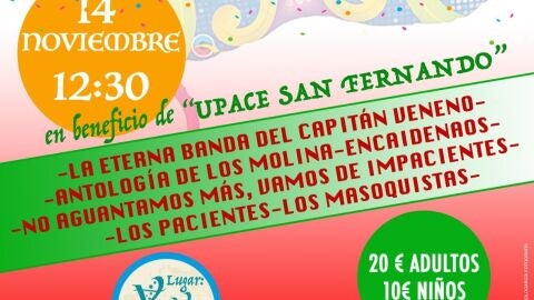 Cartel del evento en San Fernando