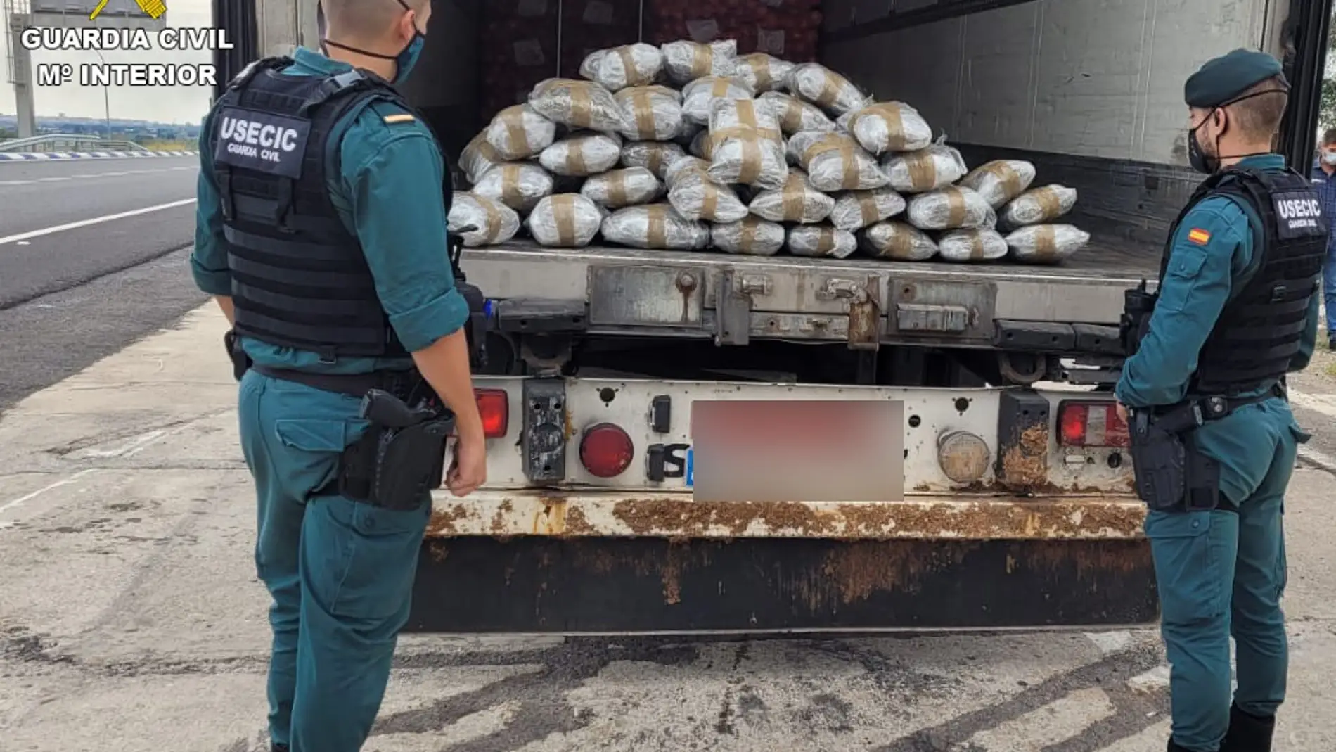 Detenido un camionero en Castellón que transportaba marihuana 