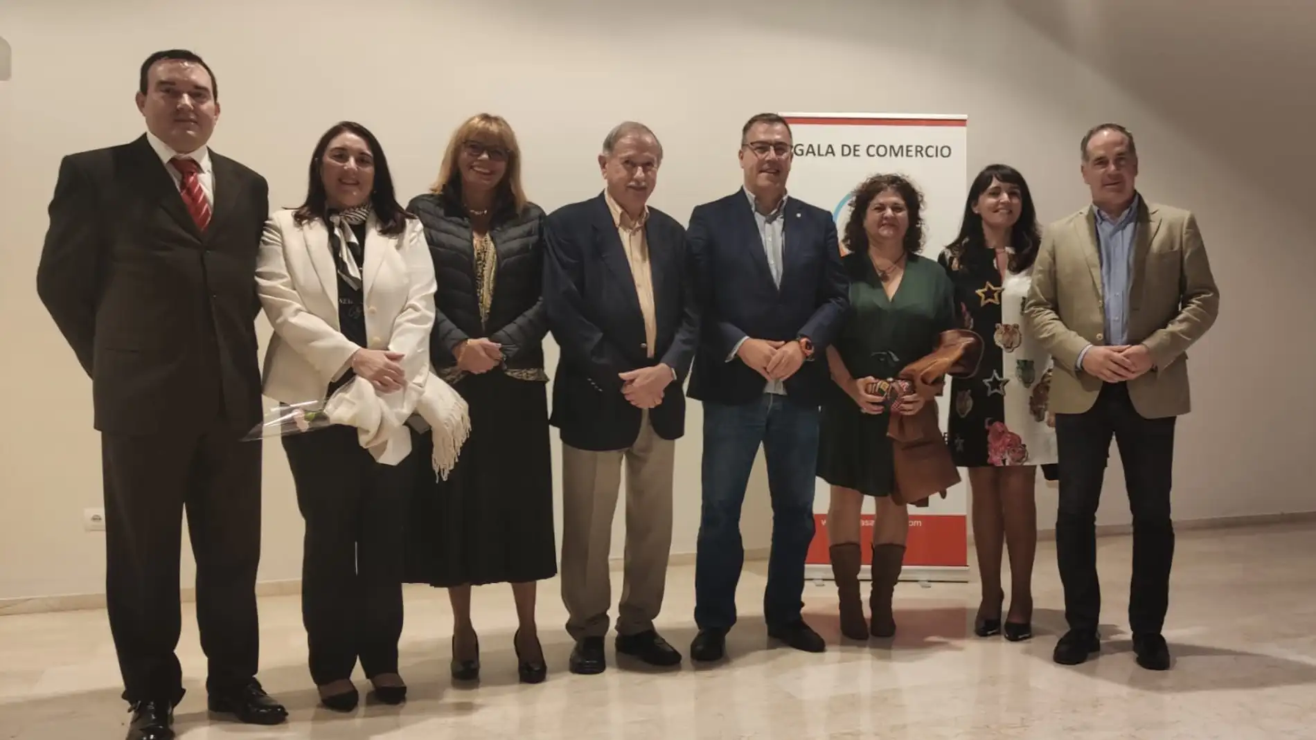 Representantes de El Campello en la gala del Comercio de Sant Joan D'Alacant