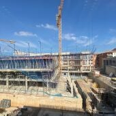 A punto de finalizar la estructura del edificio de actividad ambulatoria del nuevo Hospital de Albacete