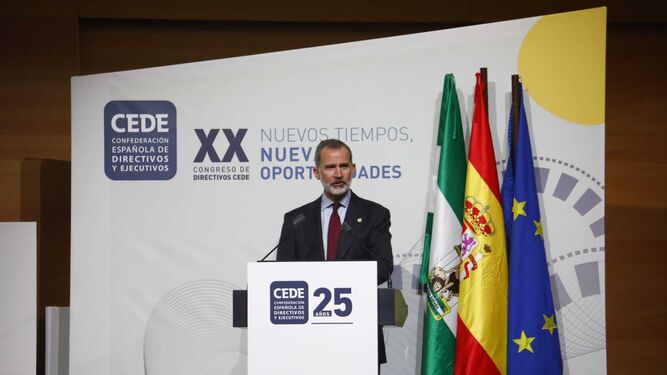 Felipe VI clausura el encuentro de directivos y ejecutivos Felipe VI clausura el encuentro de directivos y ejecutivos