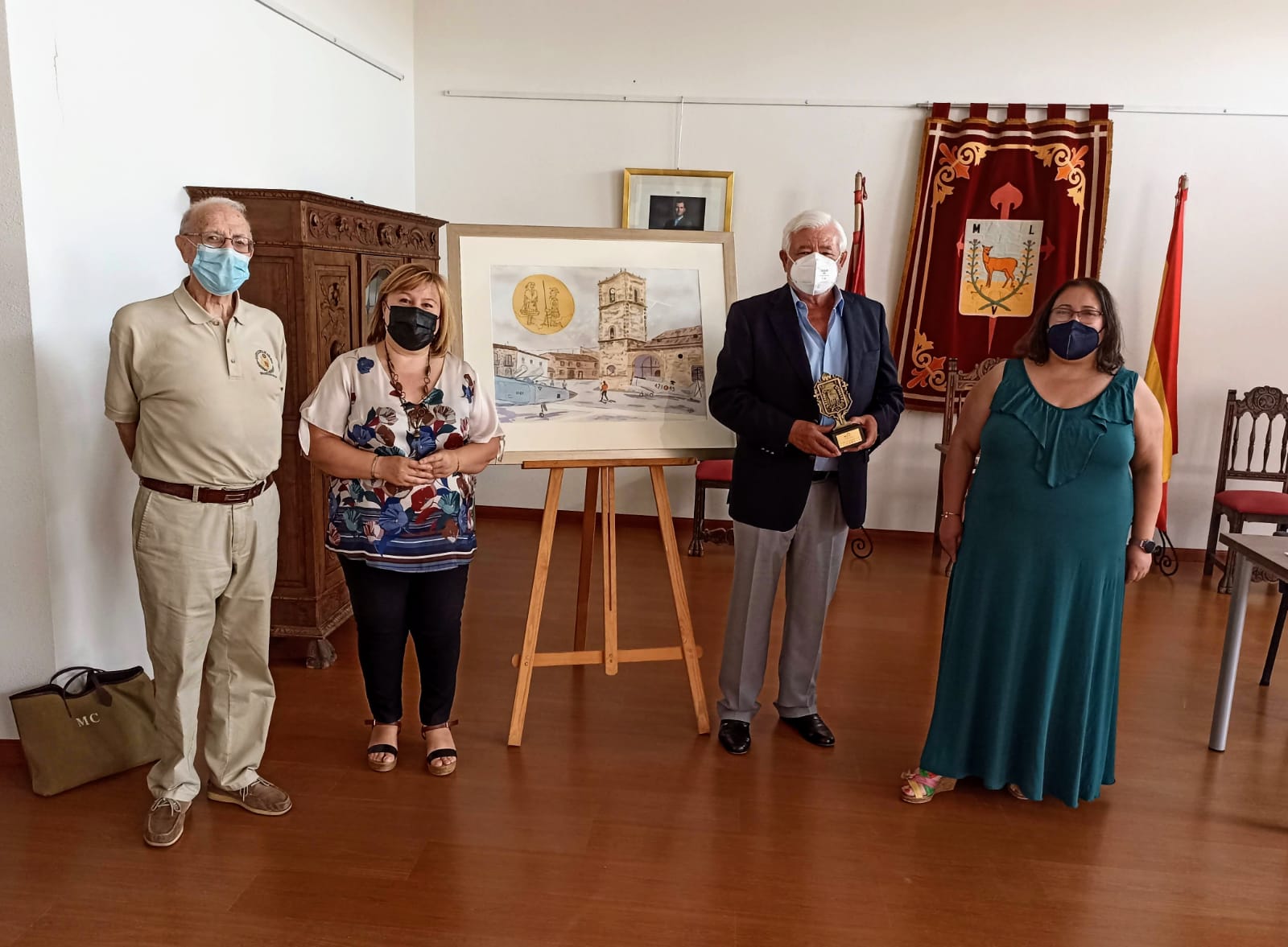 El Toboso cuenta con un nuevo cuadro para rememorar el aterrizaje histórico de un avión en 1928 El Toboso cuenta con un nuevo cuadro para rememorar el aterrizaje histórico de un avión en 1928