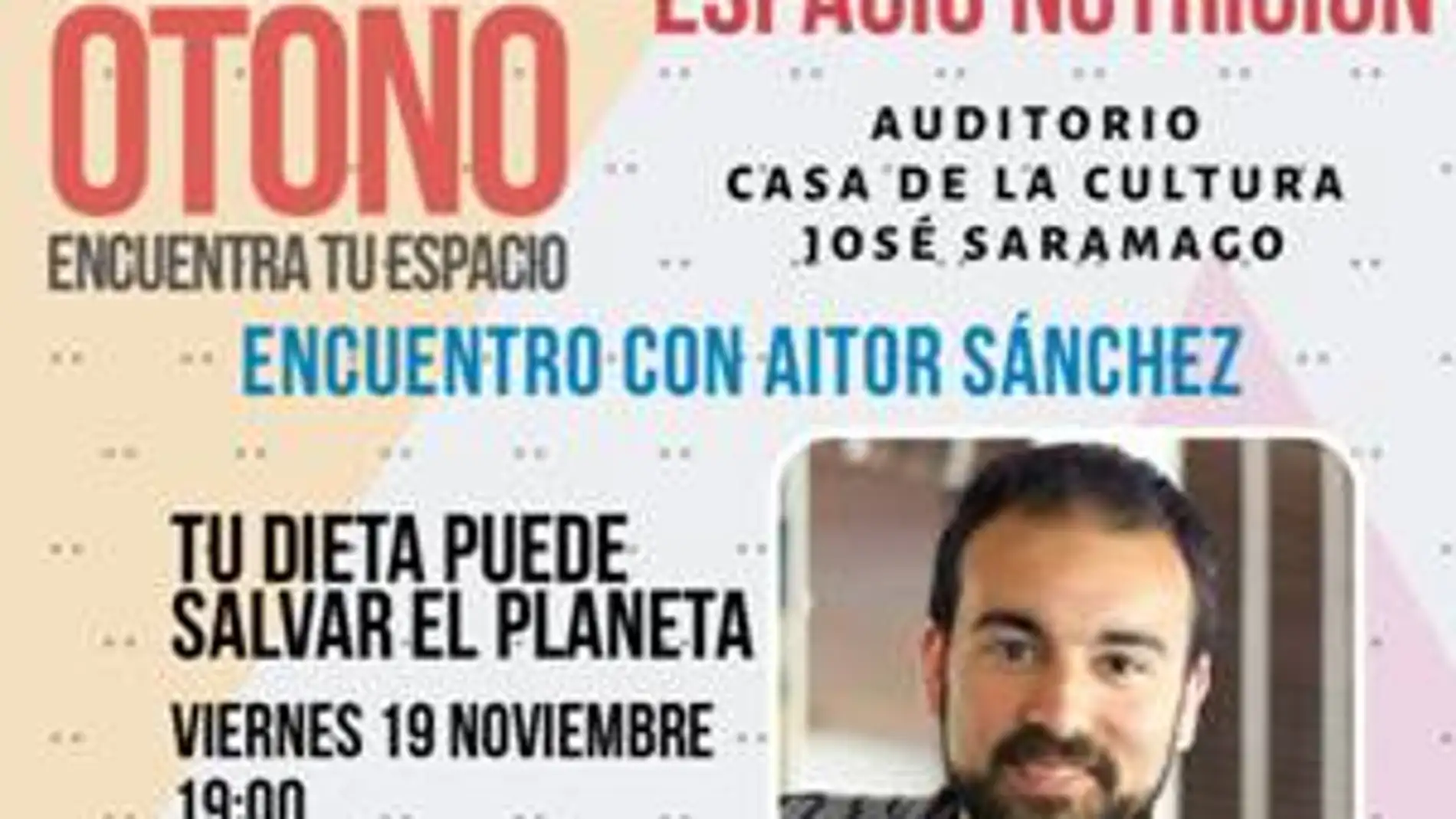 Aitor Sánchez explica en Albacete cómo la dieta puede ayudar a salvar el planeta