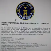 Premio Internacional de Novela Histórica de Montiel Premio Internacional de Novela Histórica de Montiel
