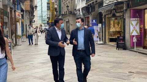 Valent&iacute;n Gonz&aacute;lez Formoso y Gonzalo Caballero 