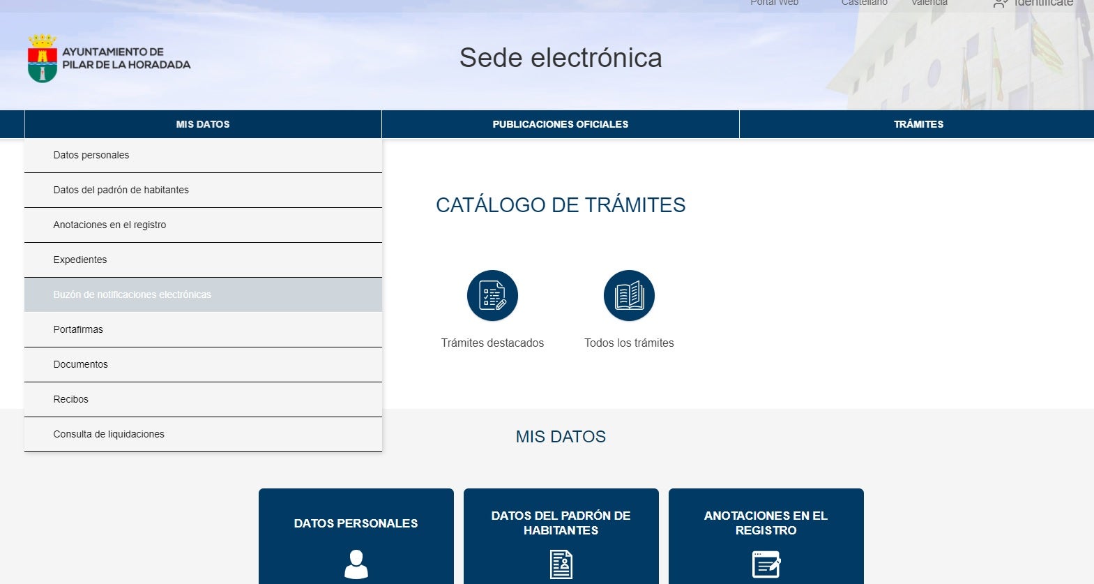 Ya puedes consultar las notificaciones del Ayuntamiento de Pilar de la Horadada a través de Notifc@ Ya puedes consultar las notificaciones del Ayuntamiento de Pilar de la Horadada a través de Notifc@