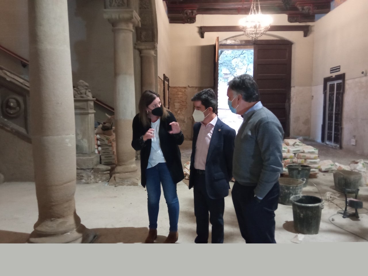 El patio del Ayuntamiento estará restaurado antes de fin de año El patio del Ayuntamiento estará restaurado antes de fin de año