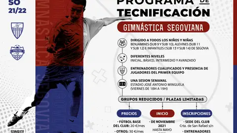 La Segoviana presenta su escuela de tecnificación Gimnástica Segoviana