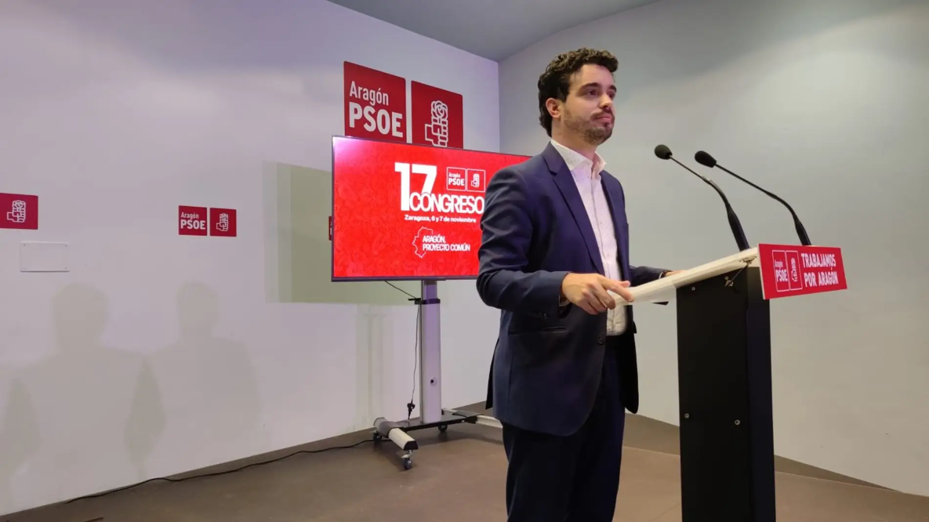 El secretario de Organización del PSOE, Dario Villagrasa, en una imagen de archivo