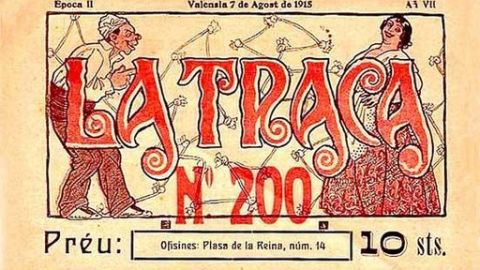Revista sat&iacute;rica 'La Traca'