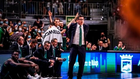 Momentos del partido del Unicaja