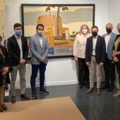 UNIFAN ha regalado a la ciudad de Torrevieja una moqueta que representa la Torre del Moro 