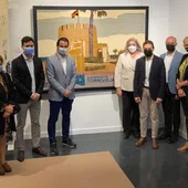 UNIFAN ha regalado a la ciudad de Torrevieja una moqueta que representa la Torre del Moro UNIFAN ha regalado a la ciudad de Torrevieja una moqueta que representa la Torre del Moro