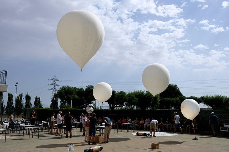 Lanzan dos globos sonda cargados de experimentos ciudadanos Lanzan dos globos sonda cargados de experimentos ciudadanos