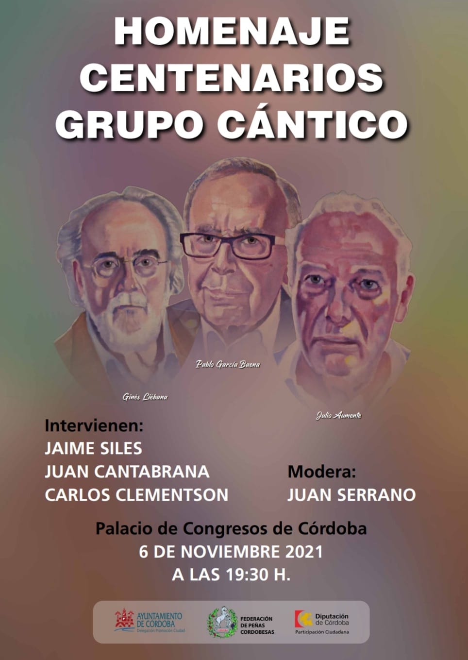 Homenaje a los centenarios de Cántico Homenaje a los centenarios de Cántico