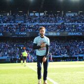 El emotivo homenaje a Sergio Álvarez antes del Celta-Barça: "A veces los sueños se cumplen"