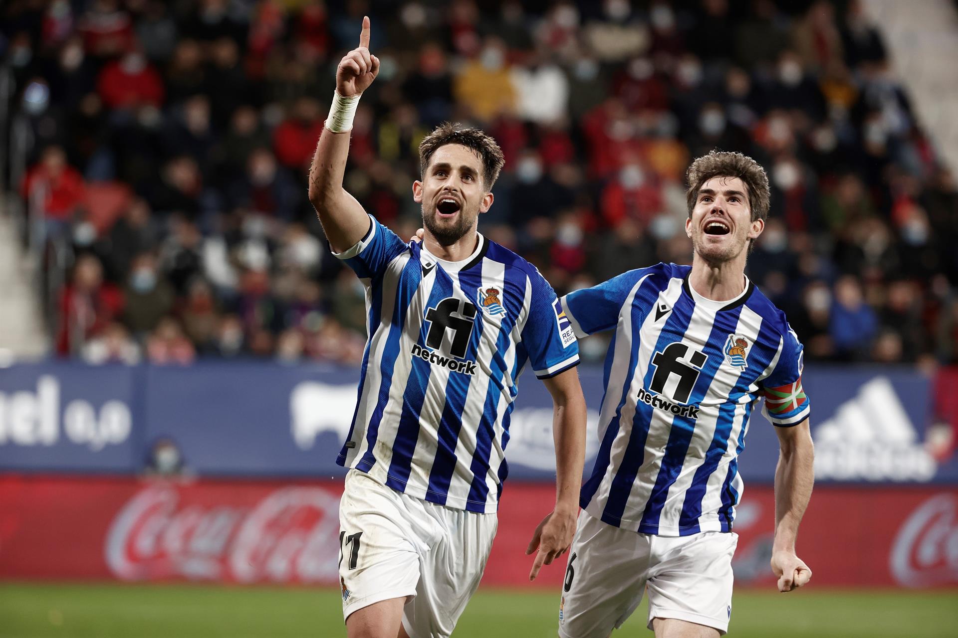 La Real sigue líder a costa de Osasuna La Real sigue líder a costa de Osasuna