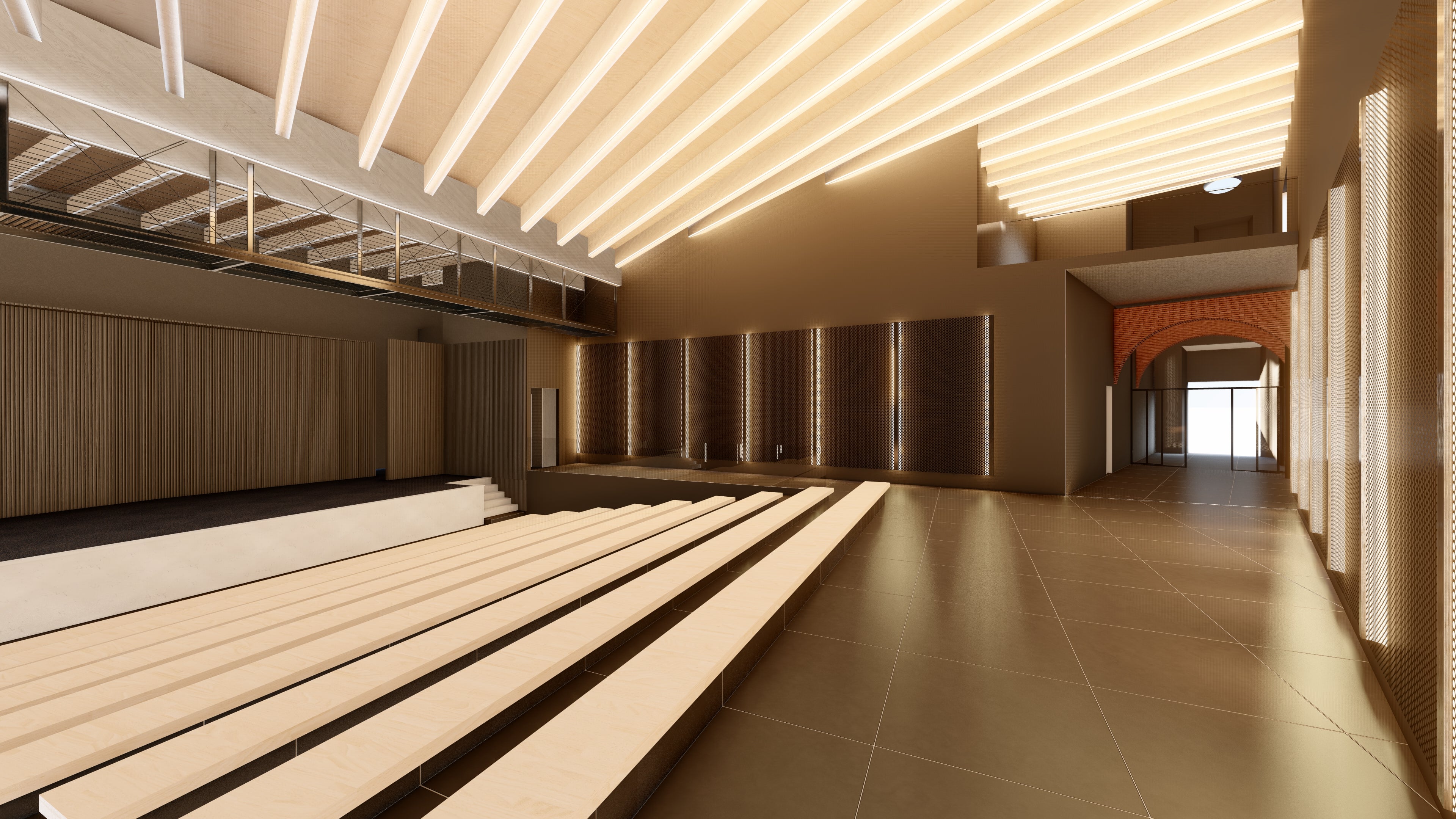 Las obras del patio del Teatro Principal estarán acabadas a finales del mes de abril Las obras del patio del Teatro Principal estarán acabadas a finales del mes de abril