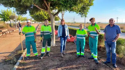 Convenio con el Ayuntamiento de Los Montesinos para la limpieza de zonas verdes municipales limpieza