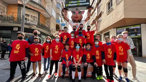 El paseo vistalegre acogió una espectacular matinal de balonmanno Handbol al Carrer balonmano