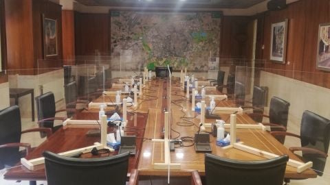 Sala de comisiones del Ayuntamiento de Vitoria 