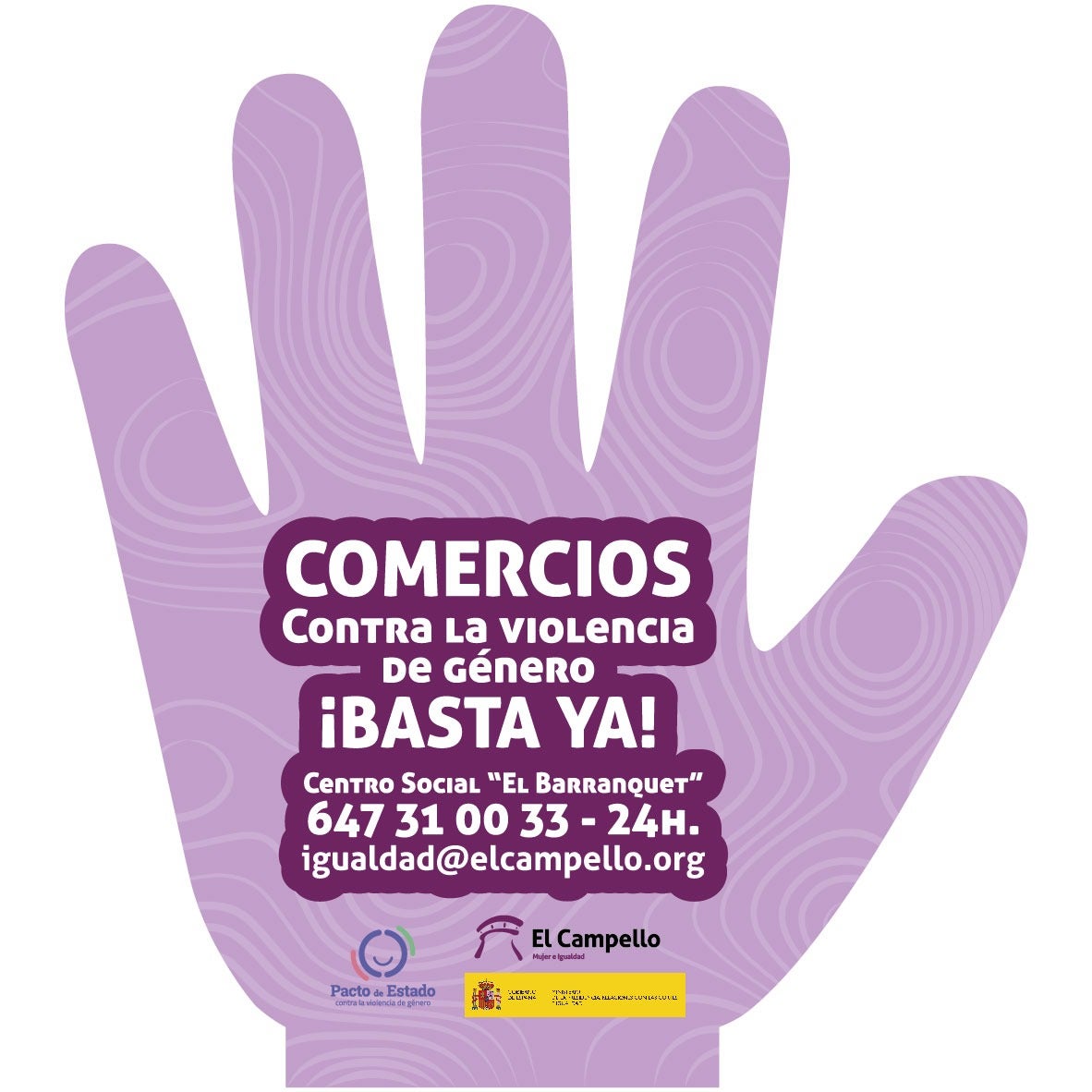 La concejalía de Igualdad activa una campaña en los comercios contra la violencia de género La concejalía de Igualdad activa una campaña en los comercios contra la violencia de género