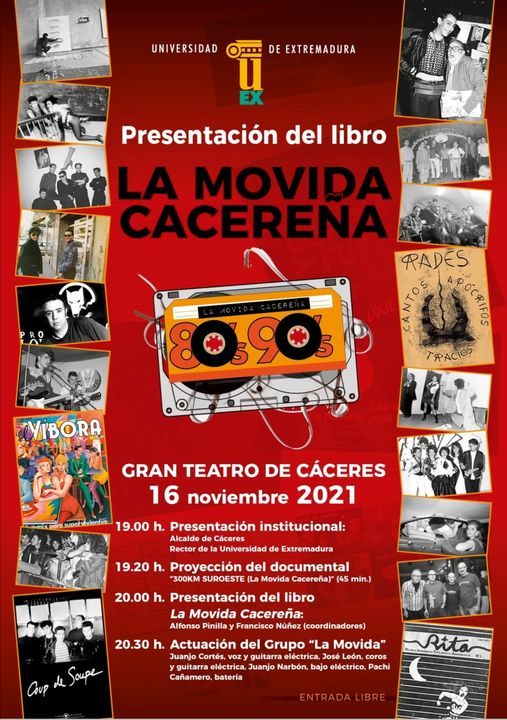 Cáceres recoge en un libro toda la actividad cultural de los años 80 Cáceres recoge en un libro toda la actividad cultural de los años 80