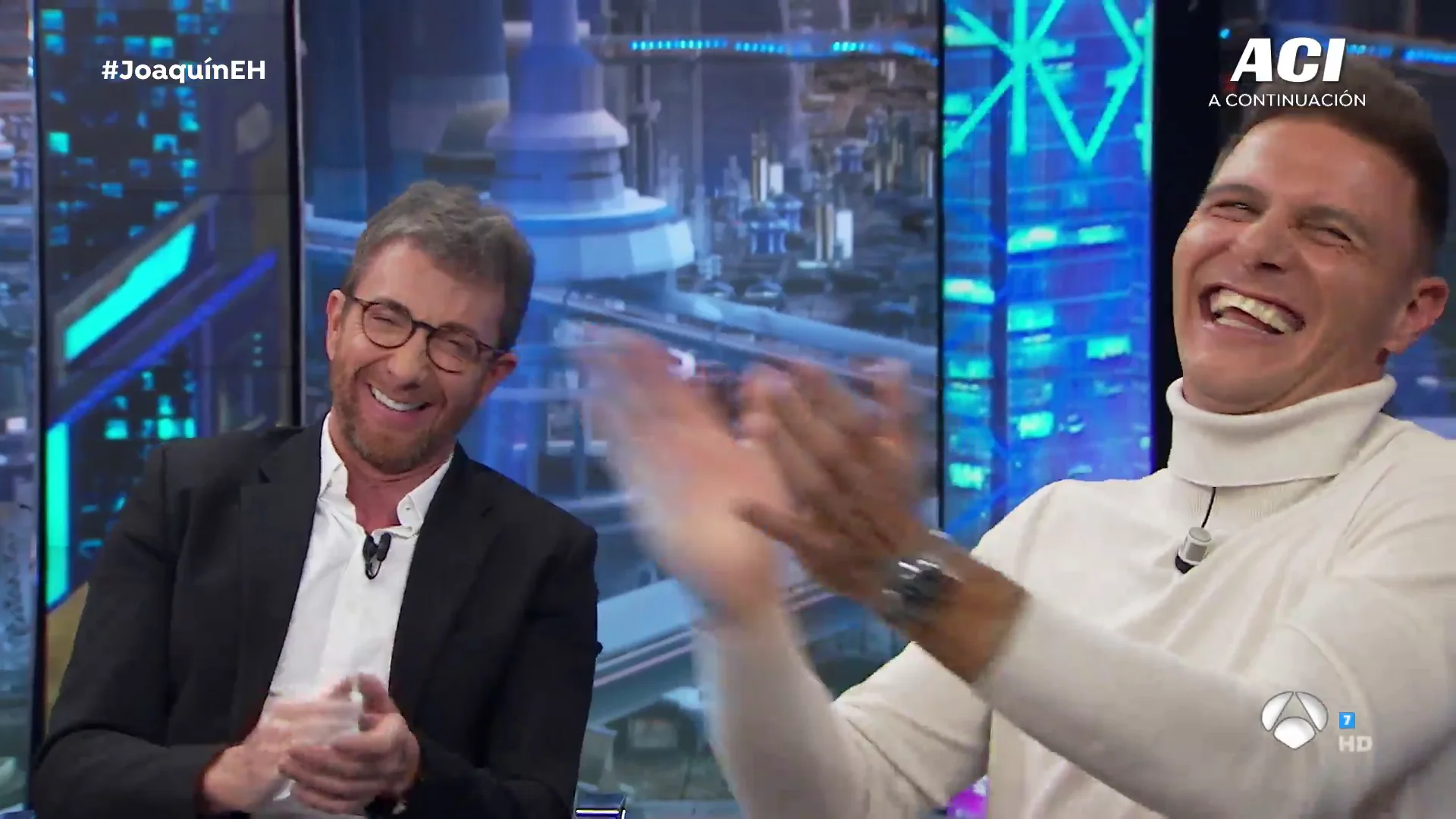Joaquín en El Hormiguero El recital de chistes de Joaquín en El Hormiguero que desata las risas de los presentes