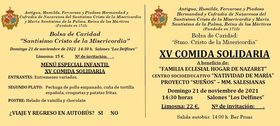 La Bolsa de Caridad organiza su tradicional comida solidaria. La Bolsa de Caridad organiza su tradicional comida solidaria.