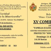 Comida solidaria del Santo Cristo de la Misericordia Comida solidaria del Santo Cristo de la Misericordia