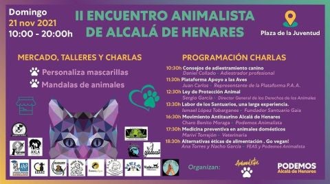 Este domingo se celebra el II Encuentro Animalista de Alcal&aacute; de Henares