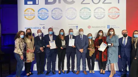 Representantes del CHUAC en los premios Best In Class Representantes del CHUAC en los premios Best In Class