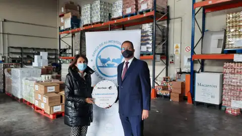 Ibercaja distribuye 80.000 euros en los Bancos de Alimentos donde tiene mayor implantación, entre ellos el de Badajoz Badajoz