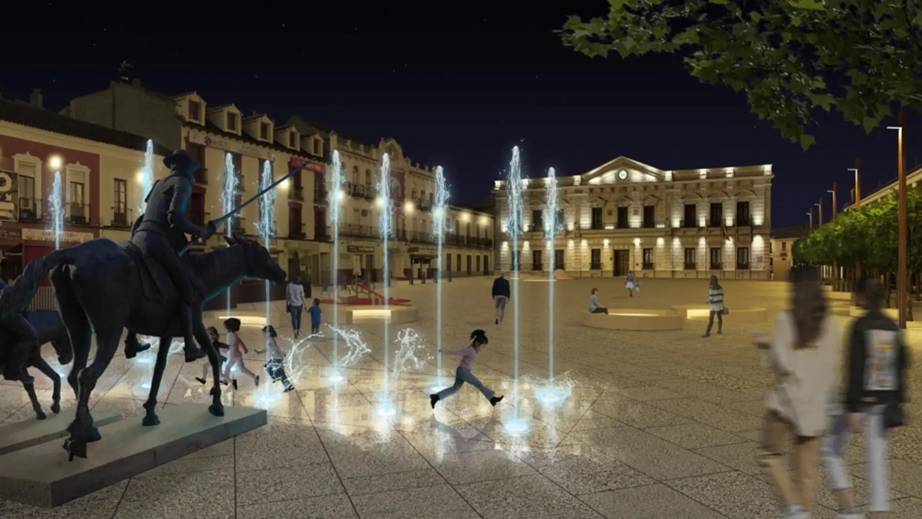 Las obras de la plaza de Alcázar de San Juan "tendrán que esperar"