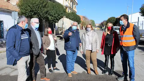 Visita delegada de la Junta a Pedro Muñoz Visita delegada de la Junta a Pedro Muñoz