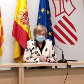 La Consellera de Sanidad, Ana Barceló, en la presentación de los presupuestos para el próximo año