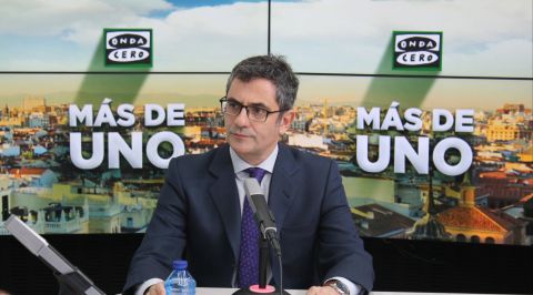  El ministro de la Presidencia, Relaciones con las Cortes y Memoria Democr&aacute;tica, F&eacute;lix Bola&ntilde;os