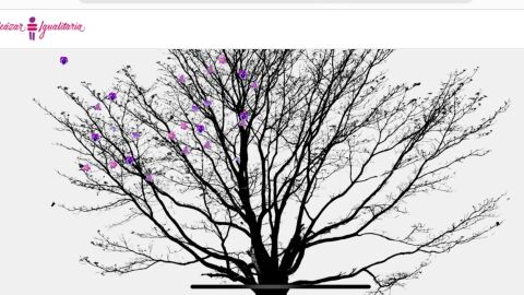 &Aacute;rbol contra violencia de g&eacute;nero