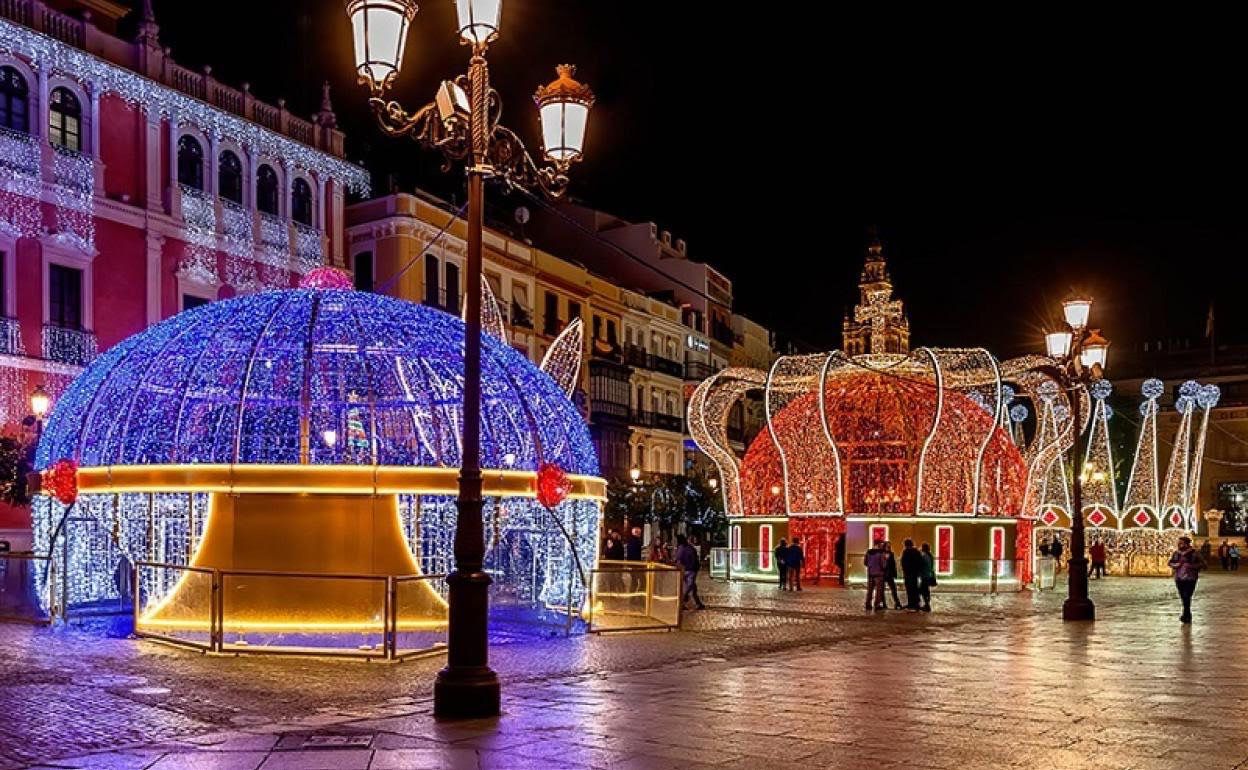 Las coronas de los Reyes llenarán de luz y color Portugalete Las coronas de los Reyes llenarán de luz y color Portugalete