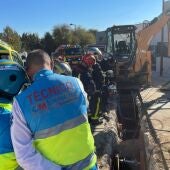 Fallece un trabajador tras quedar sepultado en una zanja en Villalbilla