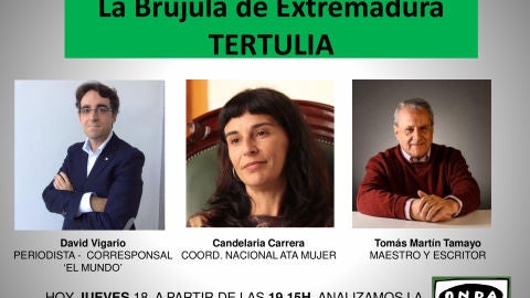 La Br&uacute;jula de Extremadura Tertulia
