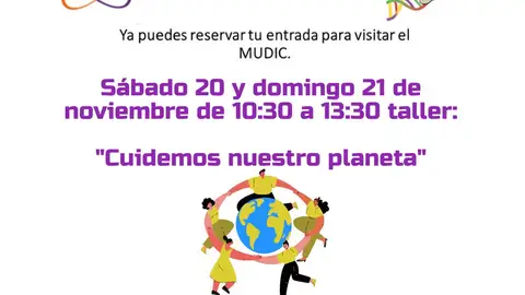 Juana Parres, directora área de Geología nos habla del taller "Cuidemos nuestro planeta" mudic