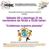 Juana Parres, directora área de Geología nos habla del taller "Cuidemos nuestro planeta" 