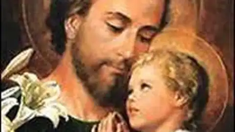 San José y el niño Jesús San José y el niño Jesús