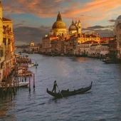 Venecia desde el puente de la Academia Venecia desde el puente de la Academia