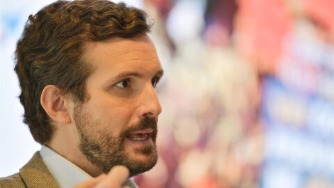 El l&iacute;der del PP, Pablo Casado 