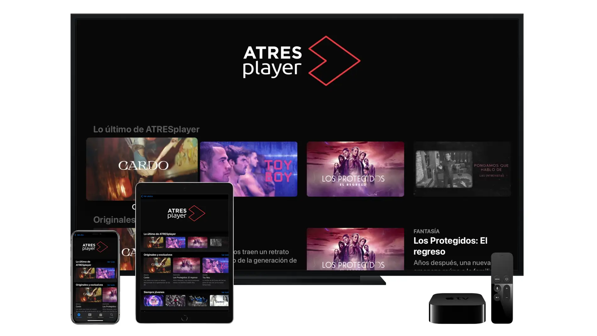 átomo solamente cuerno ATRESplayer, ahora disponible en la app Apple TV | Onda Cero Radio