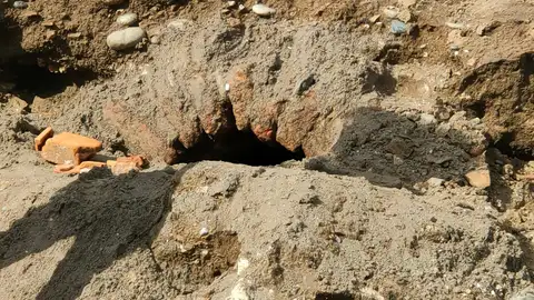 Posibles hornos romanos playa El Ingenio Posibles hornos romanos playa El Ingenio