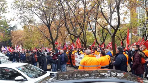 manifestación automoción Madrid ccoo automoción