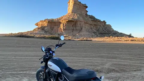 Los Monegros en moto Los Monegros en moto